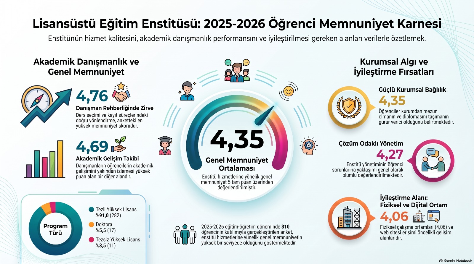 2025-2026 Eğitim-Öğretim Dönemi Öğrenci Memnuniyet Anketi Sonuçları